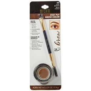 Milani Stay Put Brow Color, Dark Brown